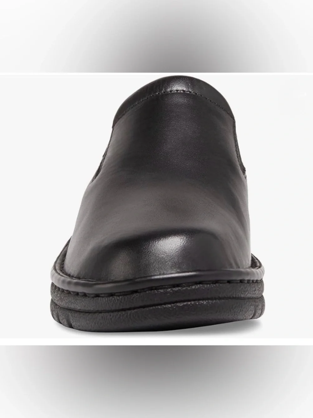 Eastland Black Slip-On Leather Loafers Size 7
